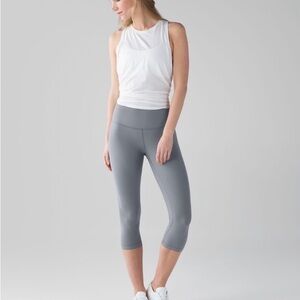 Lululemon Align Crop Leggings- Size 4- Slate Grey